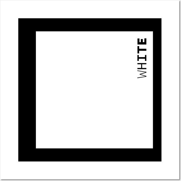 black and white square 2 Wall Art by Enickma